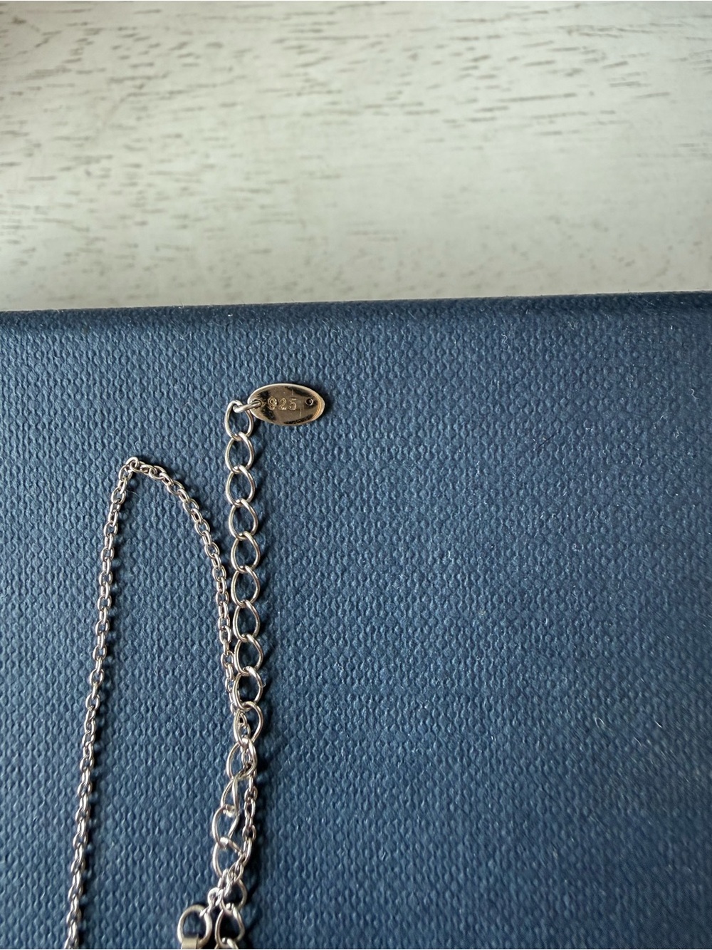 Sterling Silver Crescent Horn Pendant Necklace - Picture 4 of 4